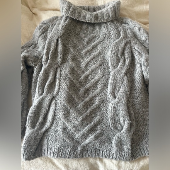 Ulla Johnson Baby Alpaca Cowl Neck Sweater/Small - Picture 5 of 8